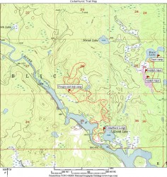 CedarHurst Trail Map